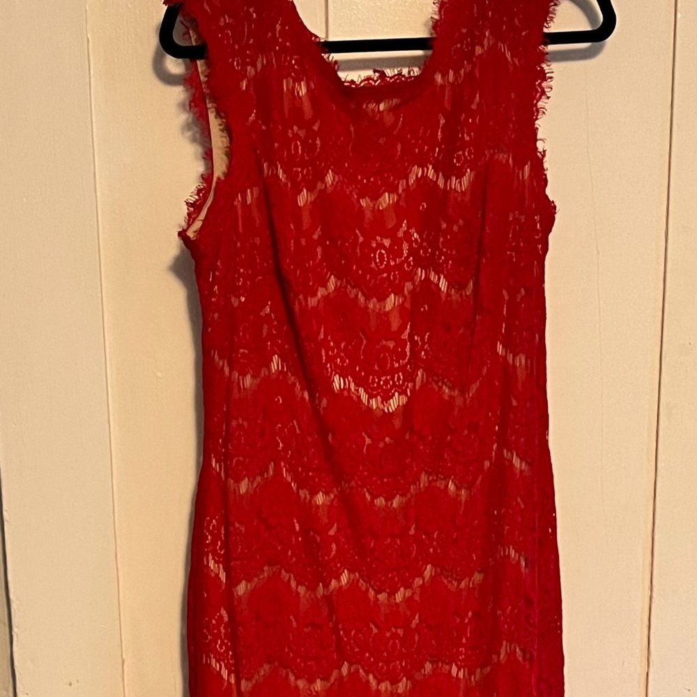 Betsy Adam dress, red size 14